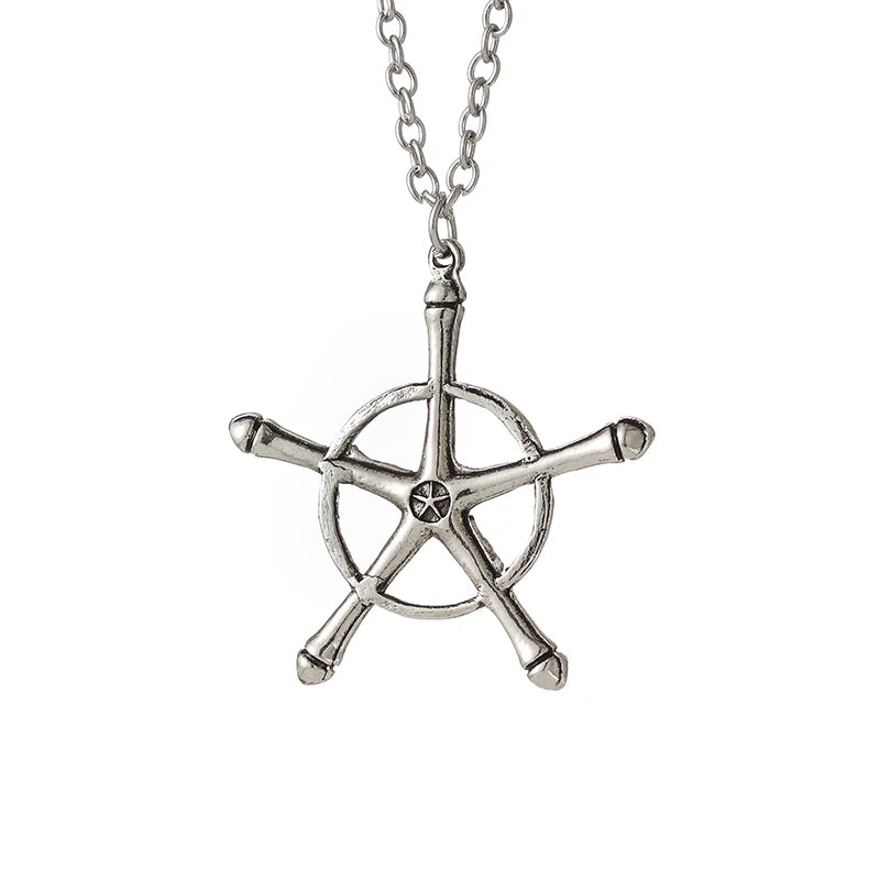 Anime Bleach Necklace, Earrings, Keychain Pendant. Ginrei Gojiaku Amulet.