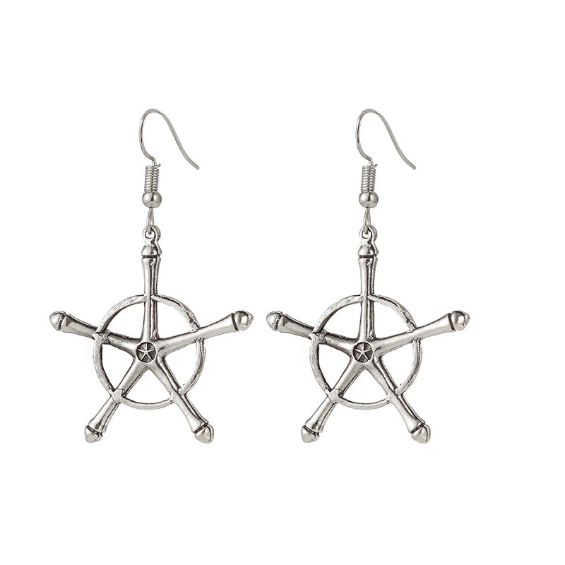 Anime Bleach Necklace, Earrings, Keychain Pendant. Ginrei Gojiaku Amulet.